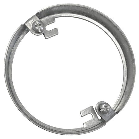 Southwire Box Extension, Galvanized Steel, Round Pan Box Type 47111